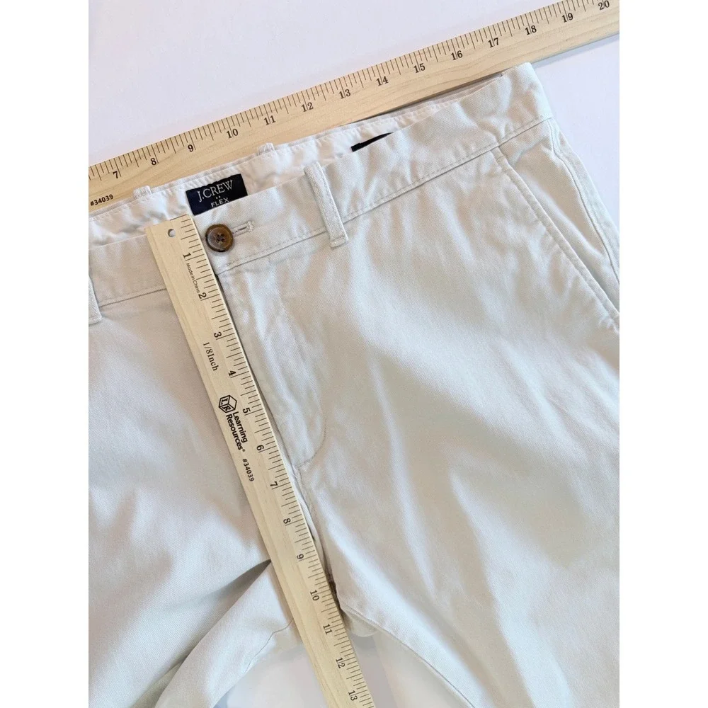 J. Crew Chino Pants Mens‎ 34x30 Beige Flex Slim Fit Re-Imagined H3167